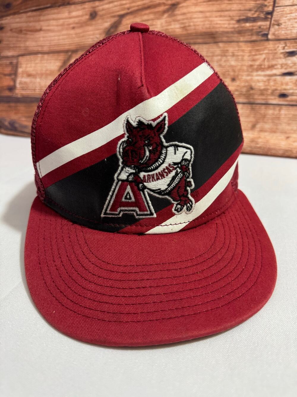 Arkansas Razorbacks Nike Red Mesh Snapback Hat